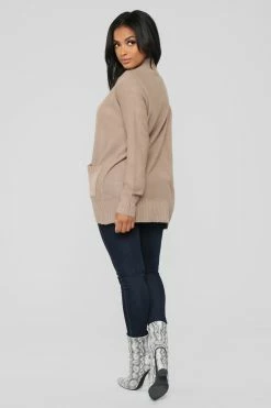 Fashion Nova Moments After Cardigan - Khaki Cardigans