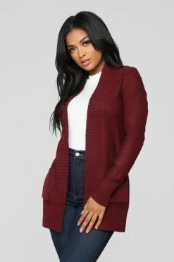 New ❤️ Fashion Nova Moments After Cardigan - Burgundy Cardigans 😉 14 Fashion Nova Moments After Cardigan - Burgundy Cardigans