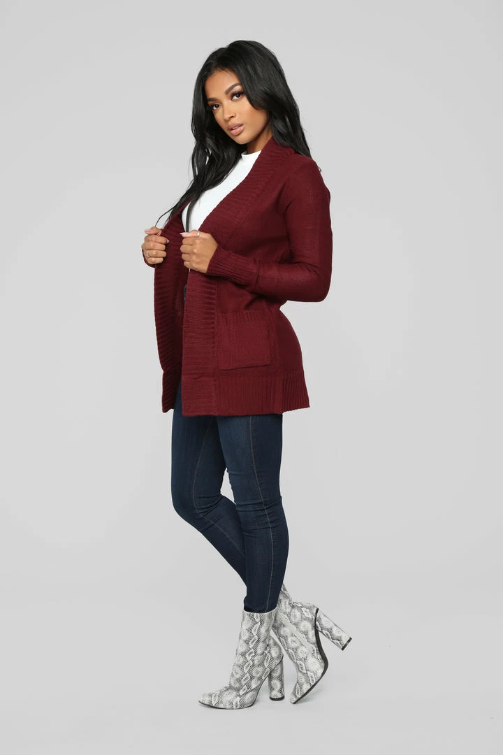 New ❤️ Fashion Nova Moments After Cardigan - Burgundy Cardigans 😉 3 Fashion Nova Moments After Cardigan - Burgundy Cardigans