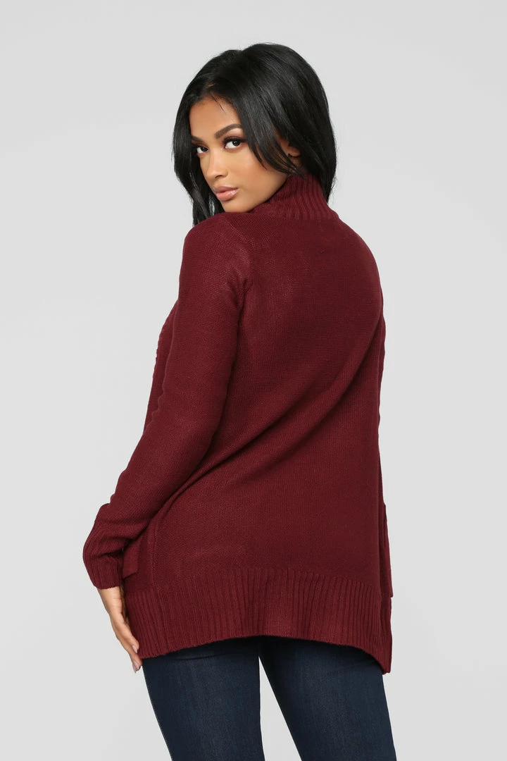 New ❤️ Fashion Nova Moments After Cardigan - Burgundy Cardigans 😉 6 Fashion Nova Moments After Cardigan - Burgundy Cardigans