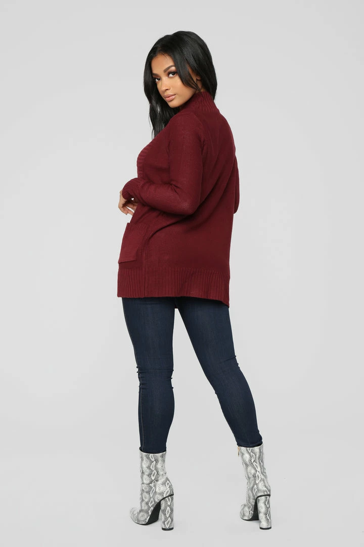 New ❤️ Fashion Nova Moments After Cardigan - Burgundy Cardigans 😉 5 Fashion Nova Moments After Cardigan - Burgundy Cardigans