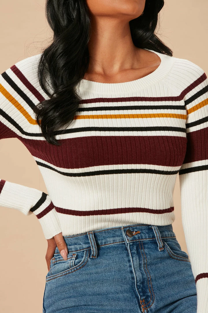 Discount βοΈ Fashion Nova Stripes For Days Sweater - Ivory/Combo Pullovers π€© 3 Fashion Nova Stripes For Days Sweater - Ivory/Combo Pullovers
