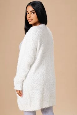 Fashion Nova Cardigans Never A Dull Moment Cardigan - White
