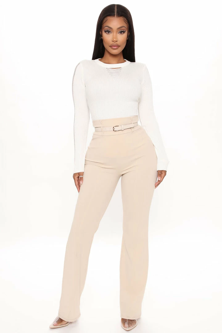 Fashion Nova Pullovers Becca Sweater - Ivory