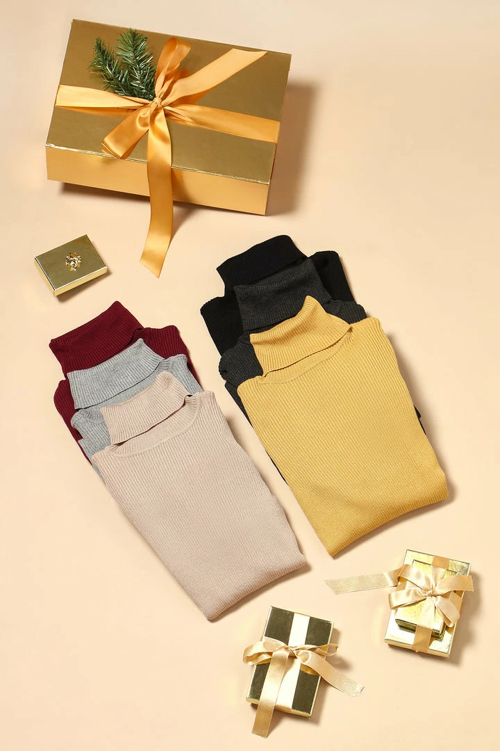 Flash Sale ๐ Fashion Nova Tara Turtle Neck Sweater - HeatherGrey โ 3 Fashion Nova Tara Turtle Neck Sweater - HeatherGrey