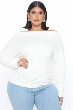 Fashion Nova Pullovers Crazed In Love Sweater - Ivory