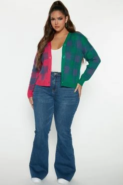New π Fashion Nova Two Sided Plaid Cardigan - Multi Color Cardigans π 10 Fashion Nova Two Sided Plaid Cardigan - Multi Color Cardigans