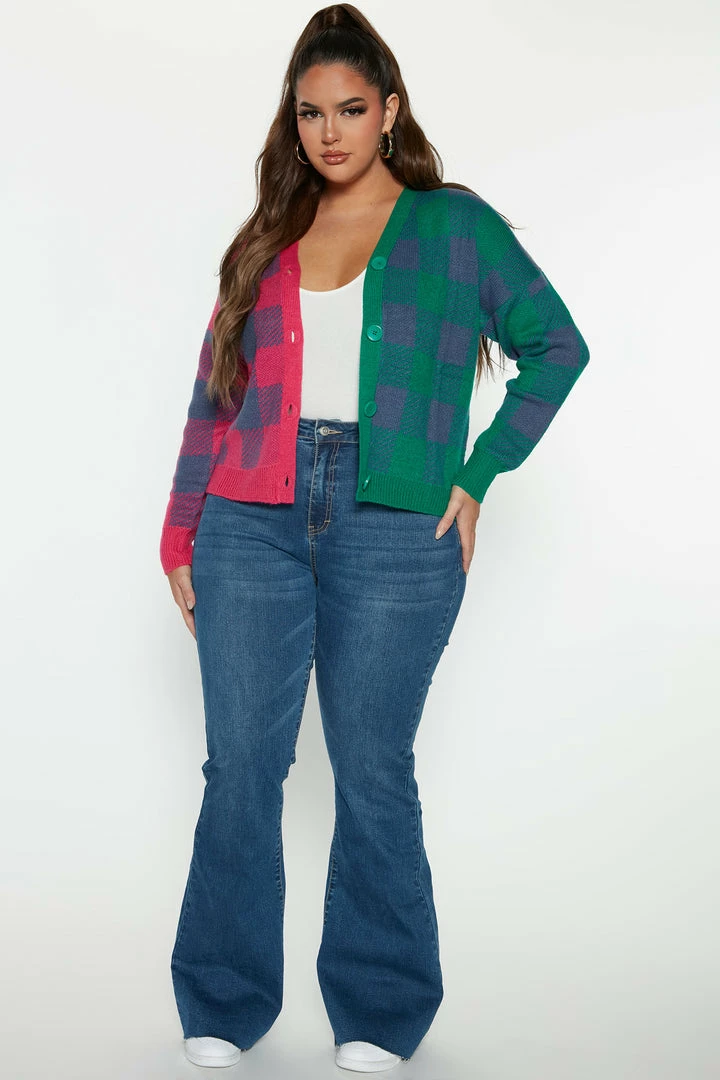 New π Fashion Nova Two Sided Plaid Cardigan - Multi Color Cardigans π 5 Fashion Nova Two Sided Plaid Cardigan - Multi Color Cardigans