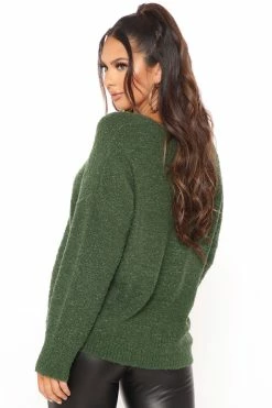 Fashion Nova Day Dreaming Of You Sweater - Hunter Pullovers