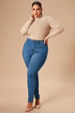 Fashion Nova Tara Turtle Neck Sweater - Khaki