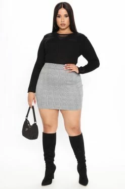 Fashion Nova Becca Sweater - Black
