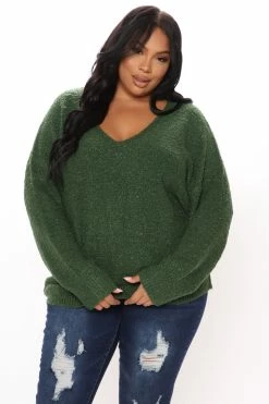 Fashion Nova Day Dreaming Of You Sweater - Hunter Pullovers