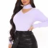 Fashion Nova Pullovers Forever Yours Sweater - Lavender