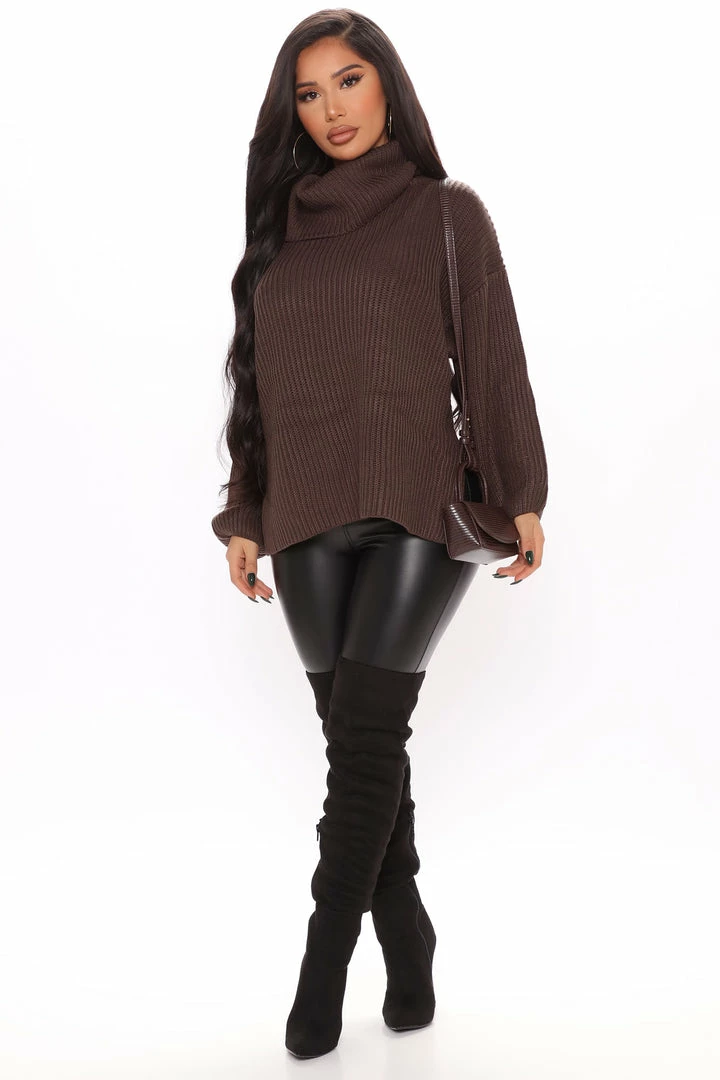 Discount β€οΈ Fashion Nova Stormy Weather Sweater - Brown π 3 Fashion Nova Stormy Weather Sweater - Brown