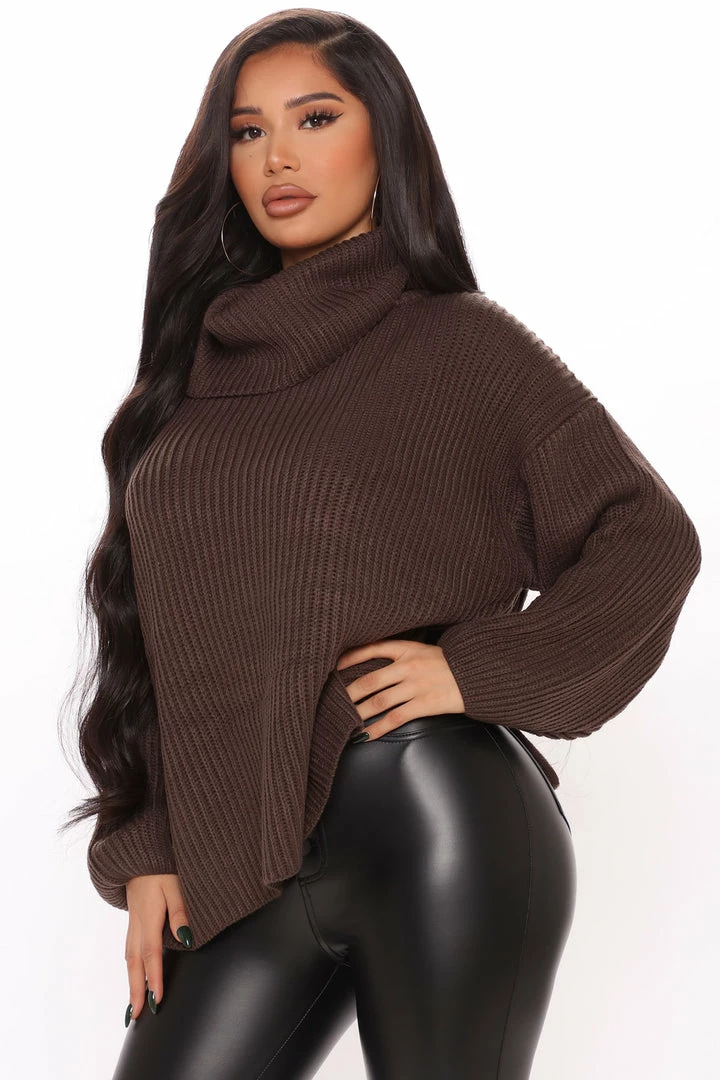Discount β€οΈ Fashion Nova Stormy Weather Sweater - Brown π 2 Fashion Nova Stormy Weather Sweater - Brown