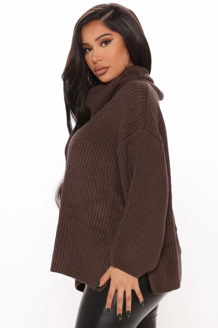 Discount β€οΈ Fashion Nova Stormy Weather Sweater - Brown π 4 Fashion Nova Stormy Weather Sweater - Brown