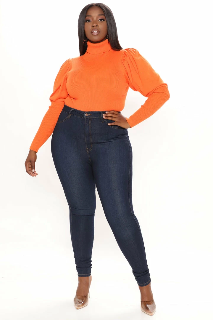 Discount π Fashion Nova Adored By You Turtleneck Sweater - Orange Pullovers π 6 Fashion Nova Adored By You Turtleneck Sweater - Orange Pullovers