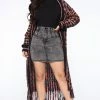 Fashion Nova Cardigans Paint The Skies Cardigan - Black/combo