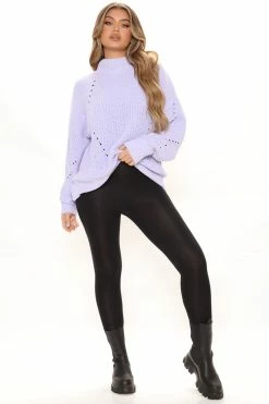 Fashion Nova Pullovers Kate Chenille Sweater - Lilac