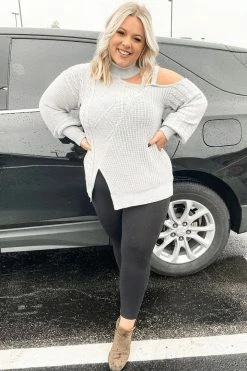 Promo π Fashion Nova Keeping Me Away From The Cold Sweater - Grey Pullovers π 14 Fashion Nova Keeping Me Away From The Cold Sweater - Grey Pullovers