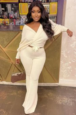 Fashion Nova Love Craze Cropped Sweater - Cream Cardigans